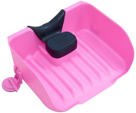 Tragbares Shampoo-Waschbecken für Kinder, Babys, Kinder, reißfreies Haarwaschbecken zu Hause (Rosa)