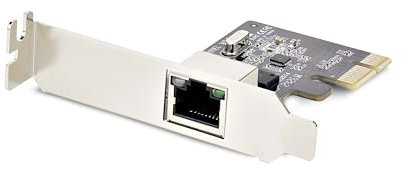 StarTech.com 1-Port Gigabit PCIe Network Adapter Card, Low-Profile NIC, PCI Express LAN Card, Realtek RTL8111H, TAA Compliant