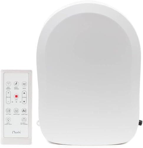 Nashi - Tapa y Asiento inodoro inteligente Japonés | Chorrito de agua | Tapadera WC electronica con Caída Amortiguada | Deluxe Pro