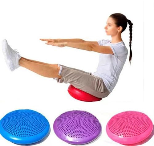 6 Stück Sensorisches Kissen Für Stuhl, Wackel-Balance-Kissenbrett, 300-Grad-Hochtemperaturdrehung, Bietet Platz Für 150 Liter Gasflasche, 300 Kg Tragfähigkeit Für Physio, Haltung Und Fitness
