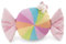 NICI Kissen Bonbonförmig 45cm mit Kuscheltier Einhorn 12cm - Weiss - Flauschiges Kuscheltierkissen für Jungen, Mädchen, Babys und Kuscheltierliebhaber, ideal für Kinderzimmer oder unterwegs | 61918