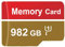 Tarjeta de Memoria 982GB Alta Velocidad Tarjeta TF Gran Capacidad Memory Card para Cámaras,Teléfonos,Cámara de Tablero Inteligente,Tabletas