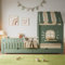 Zubaliya Lit cabane Enfant 90x200 avec Toit et fenêtre et 2 tiroirs,lit Enfant avec Barriere 90x200cm,avec Rebord de fenêtre en Bois,clôture à Quatre côtés, pin+MDF, Vert+Naturel