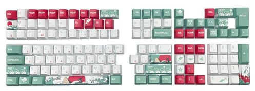 Sea Russian Keycaps OEM Keycaps Set For MX Switches 61 64 68 75 98 104 108 Keyboards Coral Sea Theme