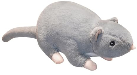 Xiyocadt Realistische Maus Plüschtier Kuscheltier, Weiches XXL Ratte Stofftier 32-100cm, Lustiges Dekokissen & Einschlafhilfe, Geschenk für Kinder & Erwachsene, Grau (100cm)