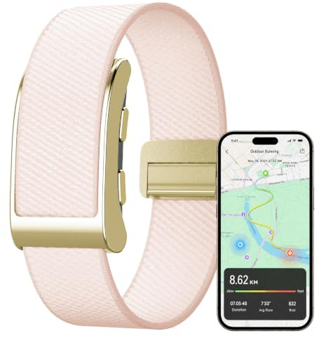 GPS-Fitness-Tracker, tragbarer Aktivitätstracker, KI-Gesundheitsanalyse, Schlaf-Herzfrequenz-Monitor, 100+ Sport-Modi, Bildschirmlos, SOS & Sturzerkennung, lange Akkulaufzeit, Fitness-Band für Männer
