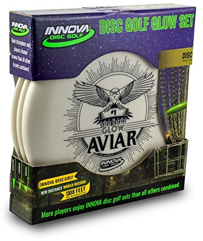 INNOVA Golfset für Anfänger, 3 Scheiben, Glow DX, verschiedene Gewichte und Farben