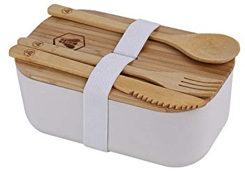 LAGUIOLE - Lunchbox aus Bambusholz mit Besteck