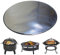 ELR Feuerschalenmatte für Terrasse, Feuerschutz, Deckschutz, feuerfeste Pads, runde Grillmatten für Rasen/Holzbrenner, Feuerstelle/BBQ Smoker (Durchmesser: 101,6 cm)