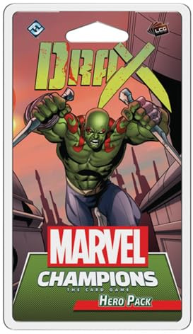 Fantasy Flight Games, Marvel Champions: Drax Hero Pack, Card Game, Ages 12+, 1-4 Players, 45-60 Minutes Playing Time