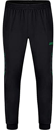 JAKO Herren Polyesterhose Challenge, Schwarz/Sportgrün, XL