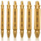 Estrattore Di Viti, [6 Pcs] Diyife Set Di Estrattori Di Bulloni Danneggiati, Dispositivo Di Rimozione Viti,Dispositivo Di Rimozione Bullone Rotto In Acciaio H.S.S 4341# per Danneggiati/Spellati,Aureo