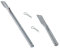 FRÜH Schnellbautechnik Nonius-Abhänger SET für 200-500 mm Deckenabhängung 100 Stück (200-300 mm), Silber