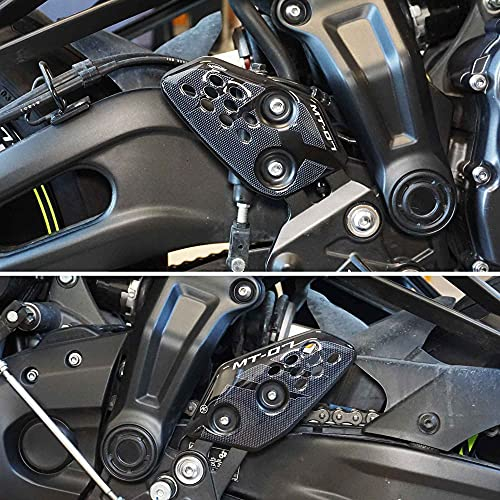 labelbike - 3D Aufkleber für Fersenschutz, kompatibel mit Yamaha Mt-07 2014-2022 Motorradn
