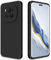 GiiYoon Coque pour Honor Magic 6 Pro 5G Case en Silicone, Etui de Protection Antichoc Etui Housse Silicone Ultra-Mince avec Couche Intérieure en Fibre et Protection pour Caméra, Noir