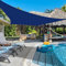 Sonnenschutz, regenfest, atmungsaktiv, UV-beständig, Terrassenabdeckungen für Schatten und Regen für Terrasse, Rasen, Garten, Party, Lona Para, Terrasse, Para El Sol Y Agua (wir stellen individuelle