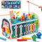 funsonjoy Montessori Spielzeug ab 1 Jahr Motorikspielzeug Kinder Spielzeug ab 1 Jahr Junge Mädchen Holzspielzeug 1 Jahr Xylophon Kinder Angelspiel Hammerspiel Geschenk 1 Jahr Junge Mädchen