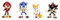 Jada Toys Sonic The Hedgehog Figur (1 Stück) - Zufällige Auswahl aus Vier Sammelfiguren aus Metall (Sonic, Tails, Knuckles oder Shadow) für Fans und Sammler ab 8 Jahre, Auswahl per Zufallslos, 6,5cm