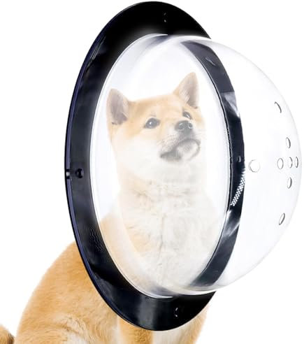 Acrylic Dome - Dog Fence Window | Porthole Window Pet, Acrylic Dome Dog Fence Peek Window, Pet Semicircular Fence Dog Window, Dog Dome Fence Transparent Window for Satisfying Curious Pets