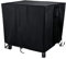 Housse de protection pour brasero d'extérieur carrée et résistante - 85 x 85 x 80 cm - Couleur noire