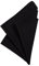 DonDon Herren Einstecktuch Taschentuch 23 x 23 cm zum selber falten aus Baumwolle Tweed Style einfarbig schwarz