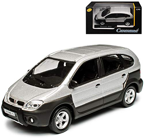 Cararama Renautl Megane Scenic RX4 Silber 1. Generation 1996-2003 Version Phase II Ab 2003 1/43 Modell Auto