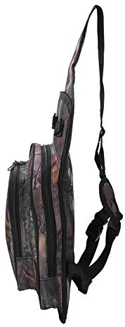 Rückenköcher, Tragbar Bogenschießen-Köcher 600D Oxford Zurück Taille Bogensporttasche für Jagdschießen(Blätter Camouflage)