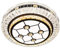 TECNOLUX EURO Plafón LED de cristal vidro Ø50CM con 3 colores, 3000K / 4000K / 6000K