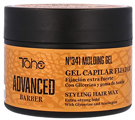 Tahe Advanced Barber Gel capillaire fixateur extra-fort N°341 Molding gel idéal pour sculpter, 300 ml