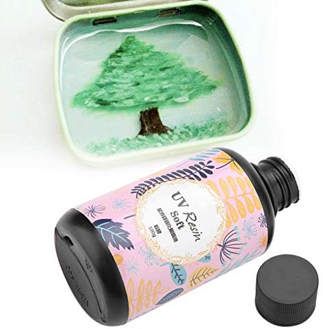 UV Resin Jewelry Herstellung UV Pigment Handwerk Dekoration Kleid Accessoires Nail Art(Soft glue 100g)
