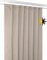 BEAUTEX Verdunkelungsgardine mit Kräuselband U-Band, Blackout Vorhang Blickdicht abdunkelnd, Größe und Farbe wählbar (Breite: 300 cm, Höhe: 245 cm, Hellbraun)
