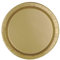 Unique Party- Assiettes en Carton Écologiques-18 cm-Couleur Or-Paquet de 8, 3324EU, Gold