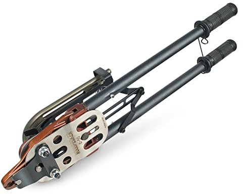 Woodpecker C50 11 Gauge Manuelle Sprengringzange 3,8 cm Kronenzaunwerkzeug Schweineringzange Schweineringzange 13–14 mm Verschlussdurchmesser manueller C-Ringtacker für Drahtkäfige, Matratze, Gabion