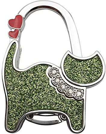 Handbag Hook, Foldable Cute Cat Pattern Portable Table Hook Handbag Hanger for Hanging Purse, Bag, Women Girls Gifts (Type 3)