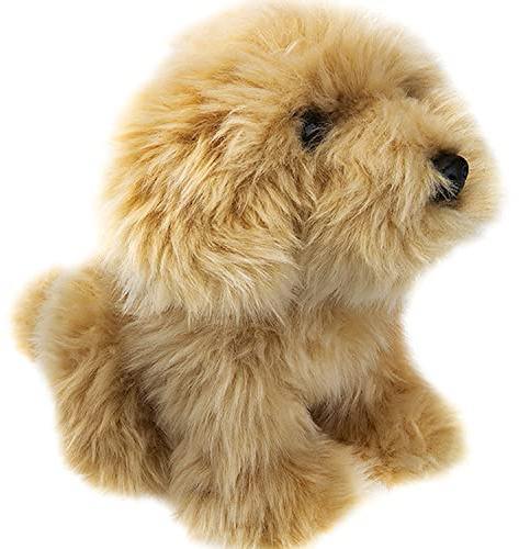 VFM - Labradoodle Dog Soft Toy Plush Teddy, Cavapoo, Cockapoo, Cuddly Teddy Bear Premium Soft Toy - 18cm - Biscuit