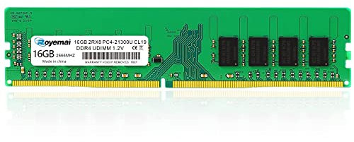 DUOMEIQI - Memoria RAM da 16 GB, DDR4, PC4-21300U, 2666 MHz, 288 PIN UDIMM 1,2 V, CL19, 2Rx8, Desktop RAM, RAM