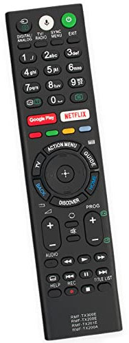 ALLIMITY RMF-TX200E RMF-TX300E RMF-TX201E Ersatz Sprach Fernbedienung passend für Sony FW-85XD8501 FW-75XE8501 FW-75XD8501 FW-65XE9001 FW-65XE8501 FW-65XD8501 FW-55XE9001 FW-55XE8001 FW-49XE8001