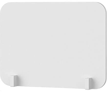 Easnea Desktop Partition Board Sneeze Guard Protective Screens Checkout Counter Privacy Divider Desk Divider Desk Privacy Panel Table Separator Panel for Testing Center, Desktop, Educational