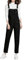 Jamron Donna Taglie Forti Salopette in Denim Stretch Lungo Overall Tuta Intera Jumpsuit Pantaloni Jeans con Pettorina Nero 5XL