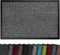 comflor Hochwertige Fußmatte Hellgrau-Schwarz 90x150 groß für Innen & Außen - Schmutzfangmatte rutschfest, waschbar & wetterfest - Fussmatte für Eingangsbereich & Aussenbereich - Läufer Flur dünn