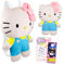 Hello Kitty Zaino in peluche per ragazze - Pacchetto regalo Hello Kitty con Hello Kitty Plushie con cinghie regolabili e tatuaggi, altro | Set zaino Hello Kitty, Hello Kitty Plushie, Hello Kitty Plush