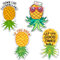 Tellegloww 4 Pcs Large Pineapple Cruise Door Decorations Thicken Car Pineapple Magnets Funny Cruise Door Decorations Magnetic for Ship Cabin Stateroom Carnival Cruising(Classic Style)