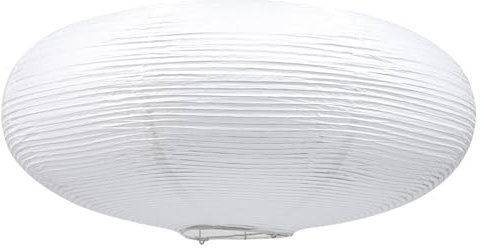 Gadpiparty Lanternes en Papier Décoratives Lanternes en Papier Ovales Blanches Lampe Japonaise Chinoise Suspendue Lanterne Boule Pliante Lampe De Peinture À Faire Soi-Même Décorations De