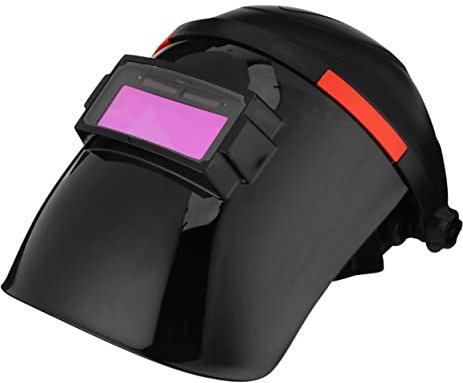 Gadpiparty Schweißmaske Solar wiederaufladbares Schweißen Solar- Schweißermütze mit automatischer Verdunkelung Argon-Lichtbogenschweißhut Schweißhaube Schweißhelm STK