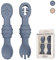 Cuillère Bébé Apprentissage – Cuillere d'Apprentissage Bébé 1er Âge – Ensemble de Couverts Souples pour Diversification Alimentaire et Baby Led Weaning – Cuillère Silicone Anti Renversement 360°