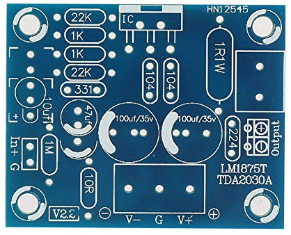 LM1875T DIY Kit 20W Mono Power Amplifier Board DIY Kit Mono Channel HiFi Audio Power Amplifier Board