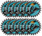 EXFEIN Wood Cutting Disc 85mm 10pcs - 24T TCT Carbide Tipped Teeth Compact Circular Cutting Disc with 10mm Arbor, General Purpose for Cuttting in Wood Plastic and Composite Materials