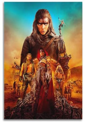 GOUYOONL Poster, Motiv: Mad Max Fury, dekoratives Gemälde, Leinwand, Wandposter und Kunstdruck, moderne Familienschlafzimmer-Dekoration, Poster, 20 x 30 cm