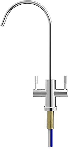 MUCSAH Grifos para Fregaderos de Cocina, Filtro Deua Potable Grifo de la Cocina Cepillado 360 Gira Grifo Del Fregadero de la Cocina Grifo de Filtro Deua Potable Grifo Del Fregadero de Ósmosis Inversa/