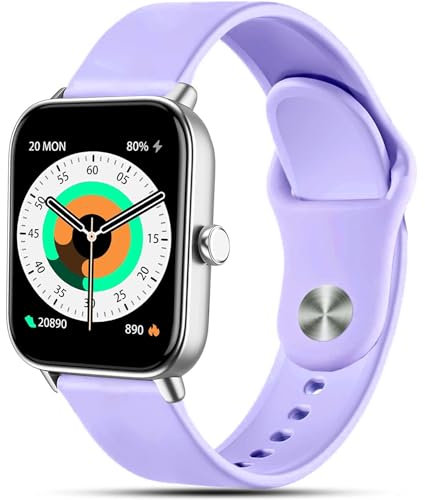 VELULYX Cinturino silicone Gloryfit Smart Watch P66/P66D/P72/P95, cinturino sportivo 22 mm per Veryfit IDW13/IDW15/IDW18/IDW19, TUYOM LW36, H1/D1, T50S, Y6, YB54, G39, AGPTE LW11 Smart Watch